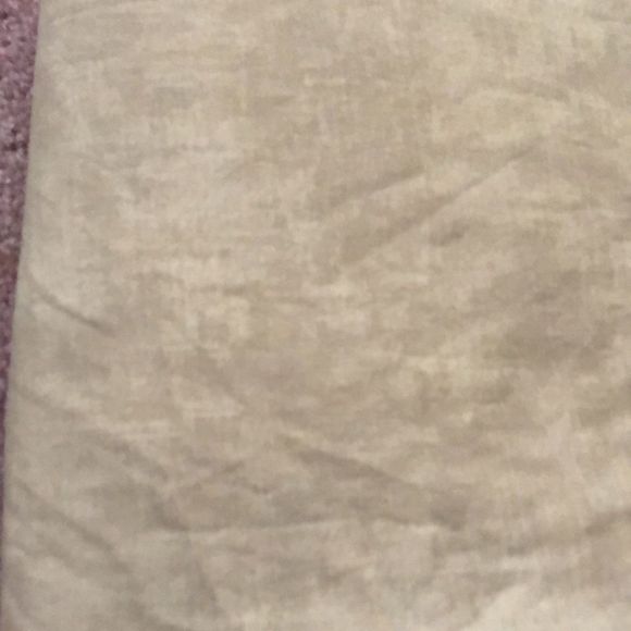 2 colored fitted full sheets- tan and snowflake- preowned - Picture 3 of 8